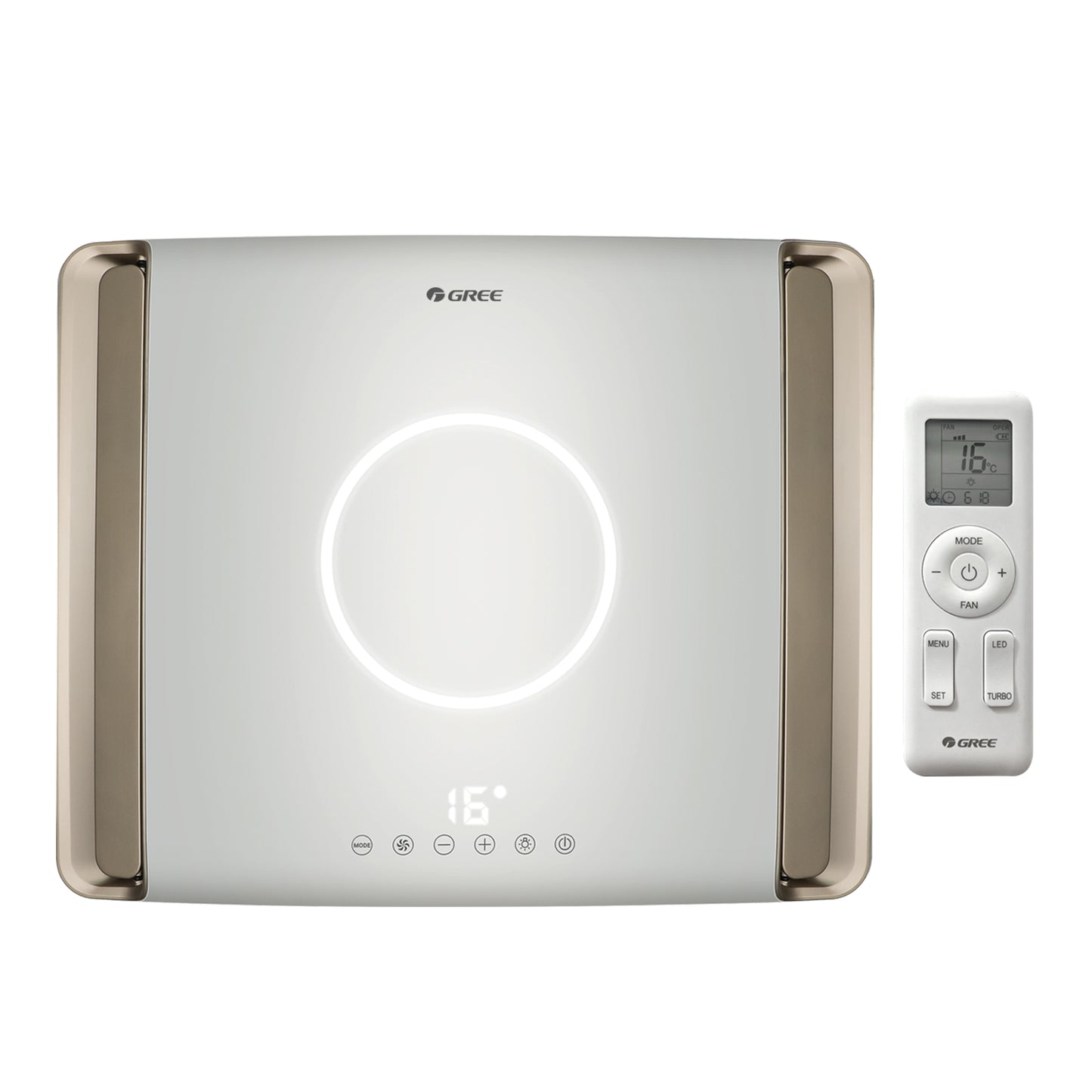 GREE 3600W GoCool Plus Doppelrotor Inverter Dachklimaanlage Wohnmobil WIFI Weiß - Infigoo RV GmbH