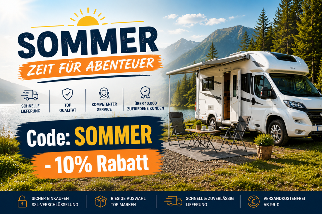 Sommer Aktion – Jetzt 10% sparen! ☀️🚐