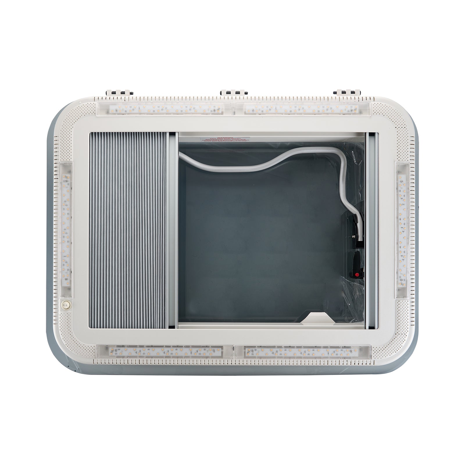 Dachluke  70x50cm Dachfenster Dachhaube LED mit Zwangsbelüftung, Insektenschutz - Infigoo RV GmbH