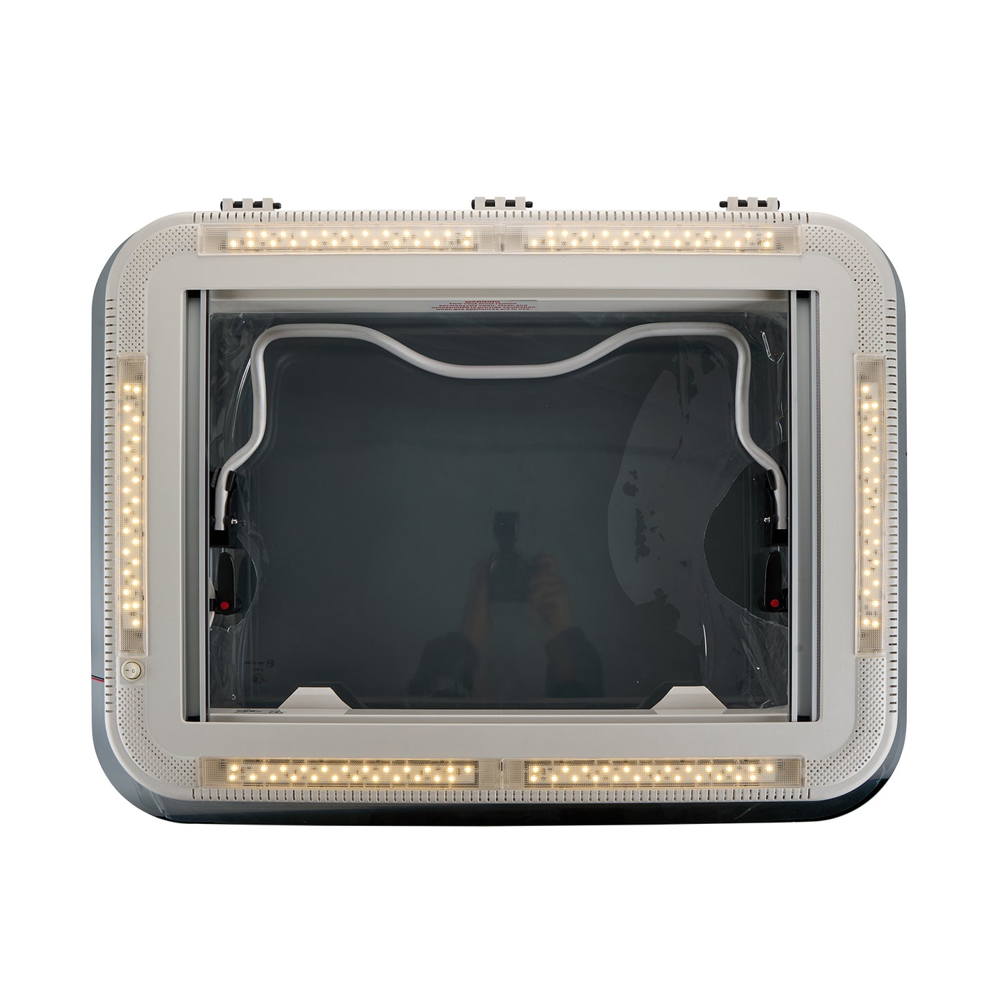 Dachluke  70x50cm Dachfenster Dachhaube LED mit Zwangsbelüftung, Insektenschutz - Infigoo RV GmbH