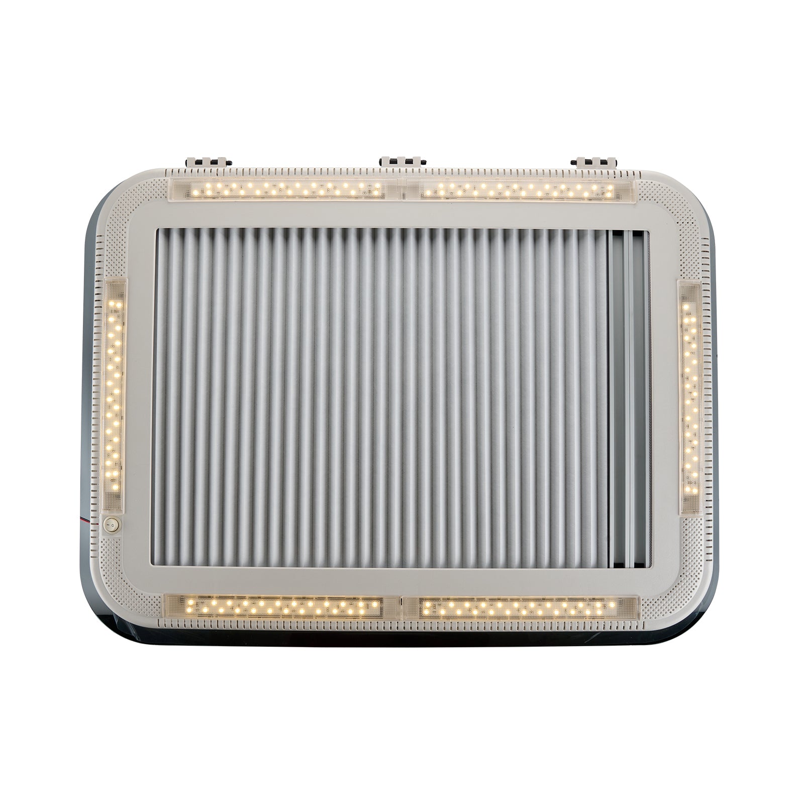 Dachluke  70x50cm Dachfenster Dachhaube LED mit Zwangsbelüftung, Insektenschutz - Infigoo RV GmbH