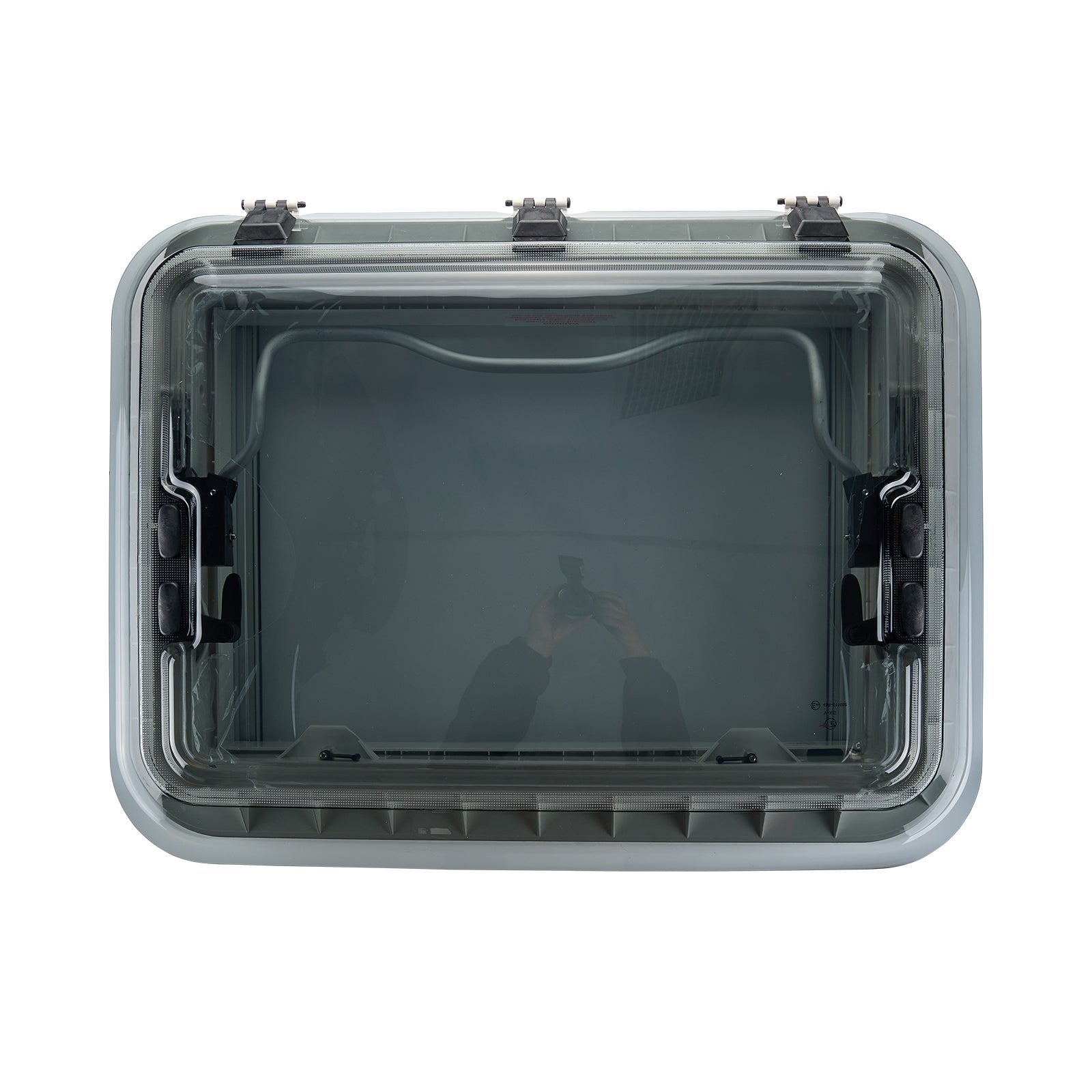 Dachluke  70x50cm Dachfenster Dachhaube LED mit Zwangsbelüftung, Insektenschutz - Infigoo RV GmbH