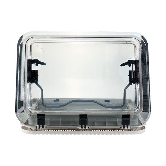 Dachluke  70x50cm Dachfenster Dachhaube LED mit Zwangsbelüftung, Insektenschutz - Infigoo RV GmbH