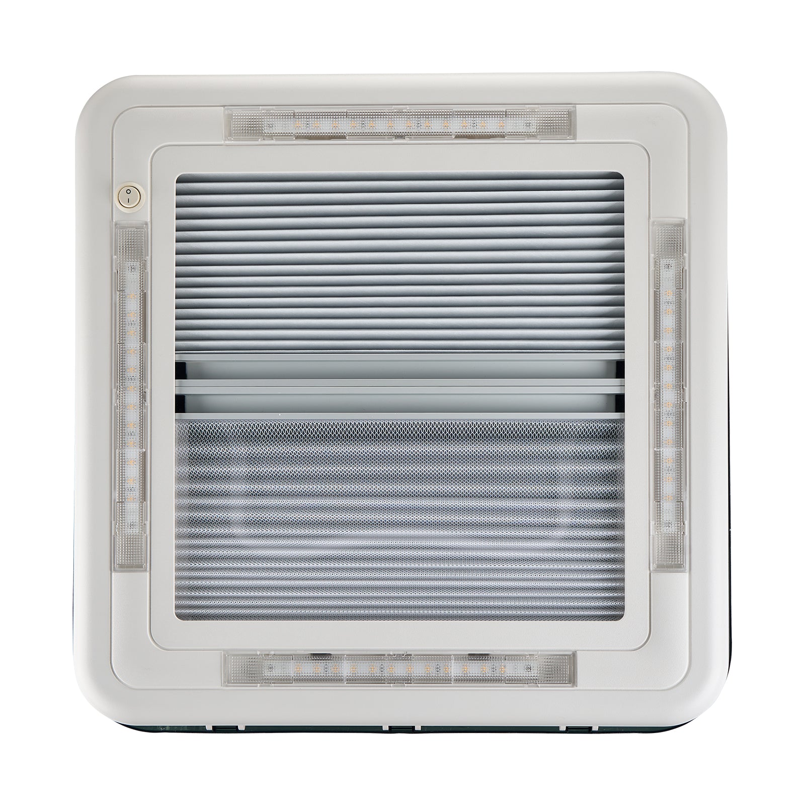 Dachluke 50x50cm LED mit Dauerbelüftung, Doppelte Verglasung - Infigoo RV GmbH