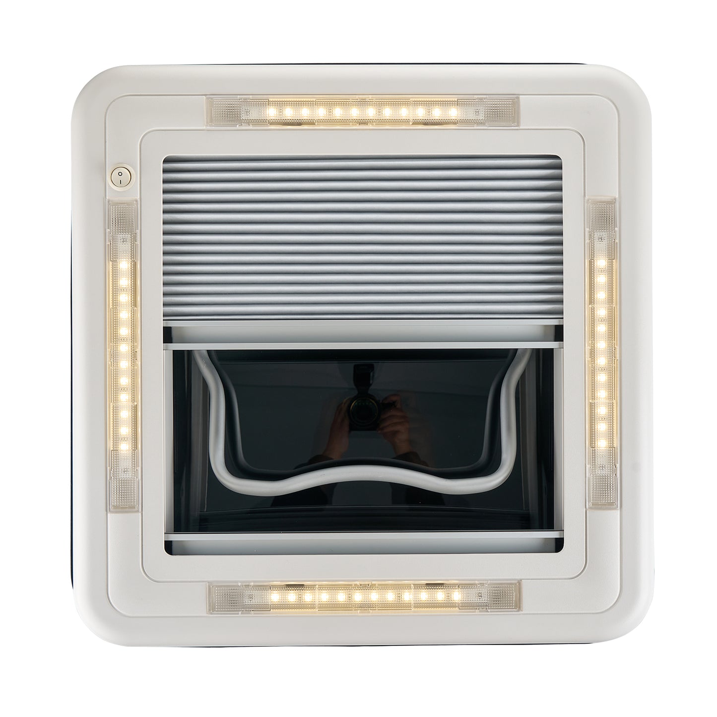 Dachluke 50x50cm LED mit Dauerbelüftung, Doppelte Verglasung - Infigoo RV GmbH