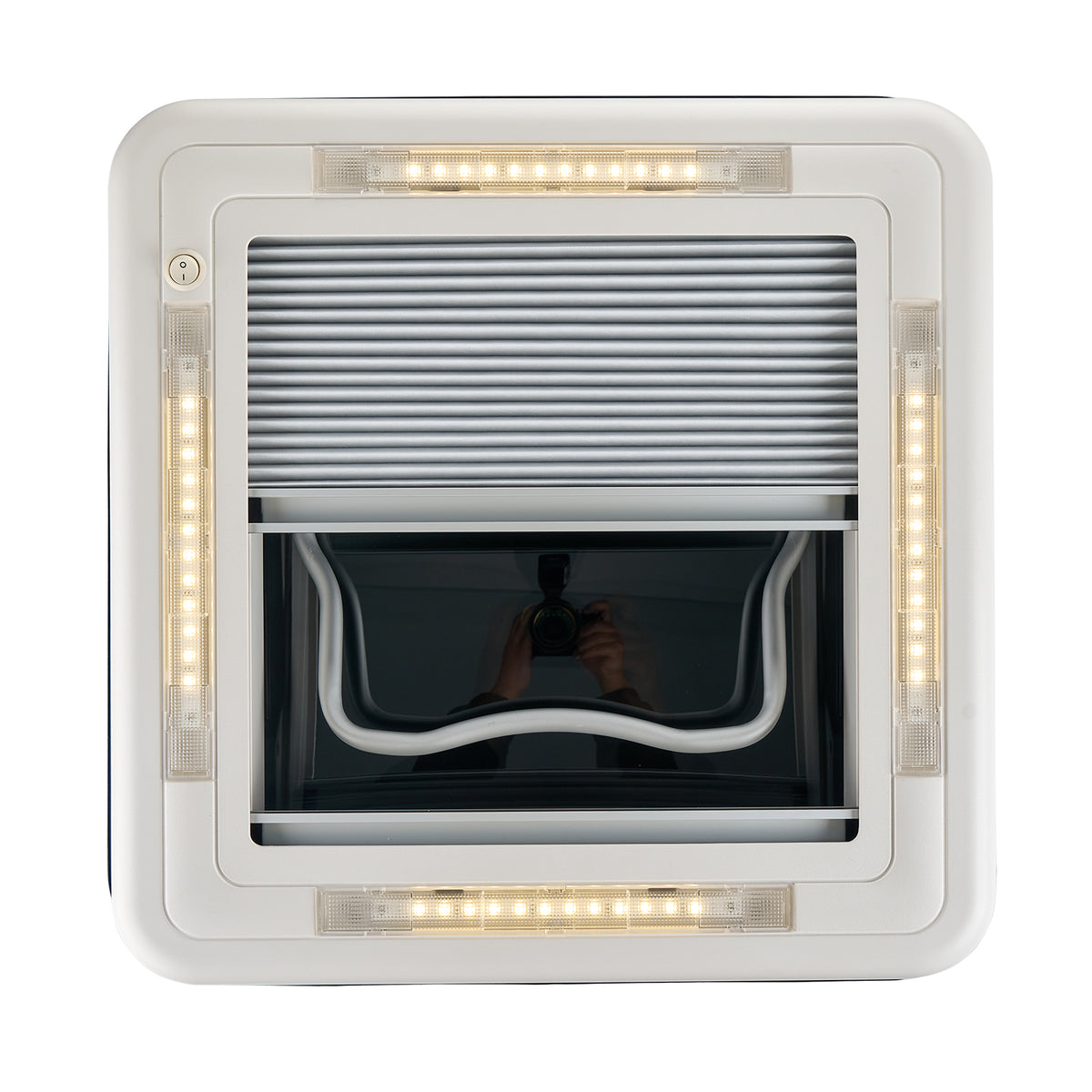 Dachluke 50x50cm LED mit Dauerbelüftung, Doppelte Verglasung - Infigoo RV GmbH