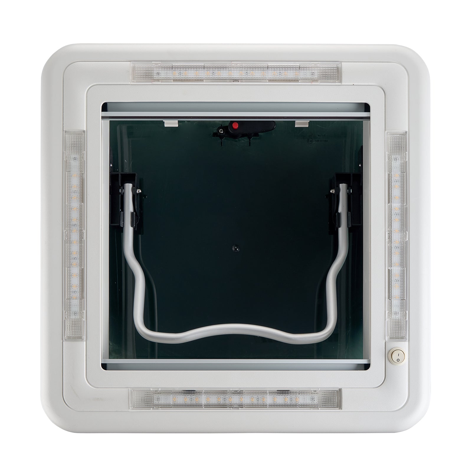 Dachluke 40x40cm Dachfenster Dachhaube, LED, Plissee, Insektenschutz, ohne Dauerbelüftung, Einwandig - Infigoo RV GmbH
