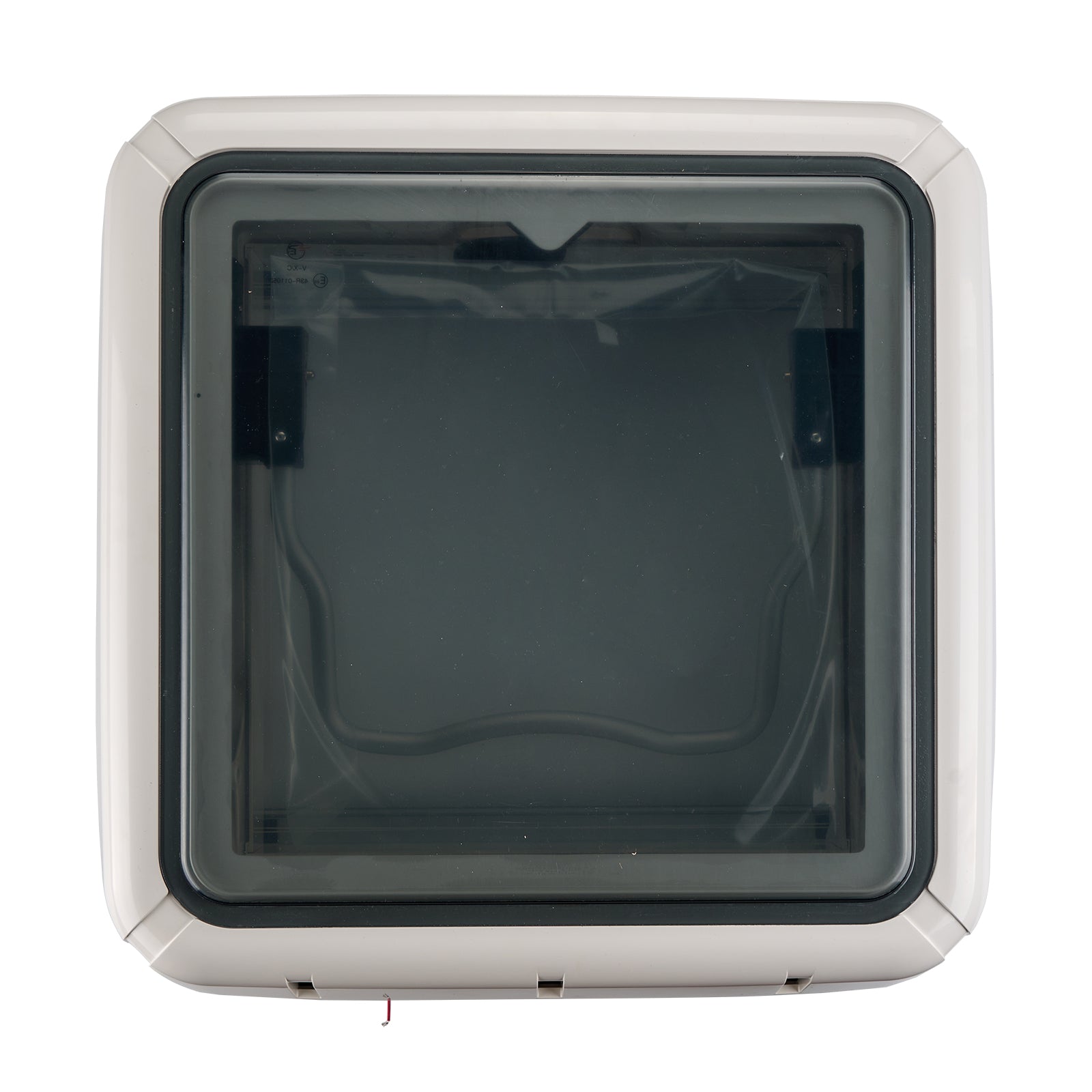 Dachluke 40x40cm Dachhaube LED mit Zwangsbelüftung Insektenschutz Einfassrahmen - Infigoo RV GmbH
