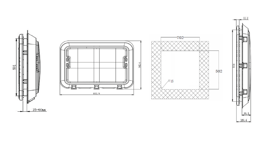 Dachluke 70x50cm Dachfenster Dachhaube LED Plissee Insektenschutz Wohnmobile - Infigoo RV GmbH