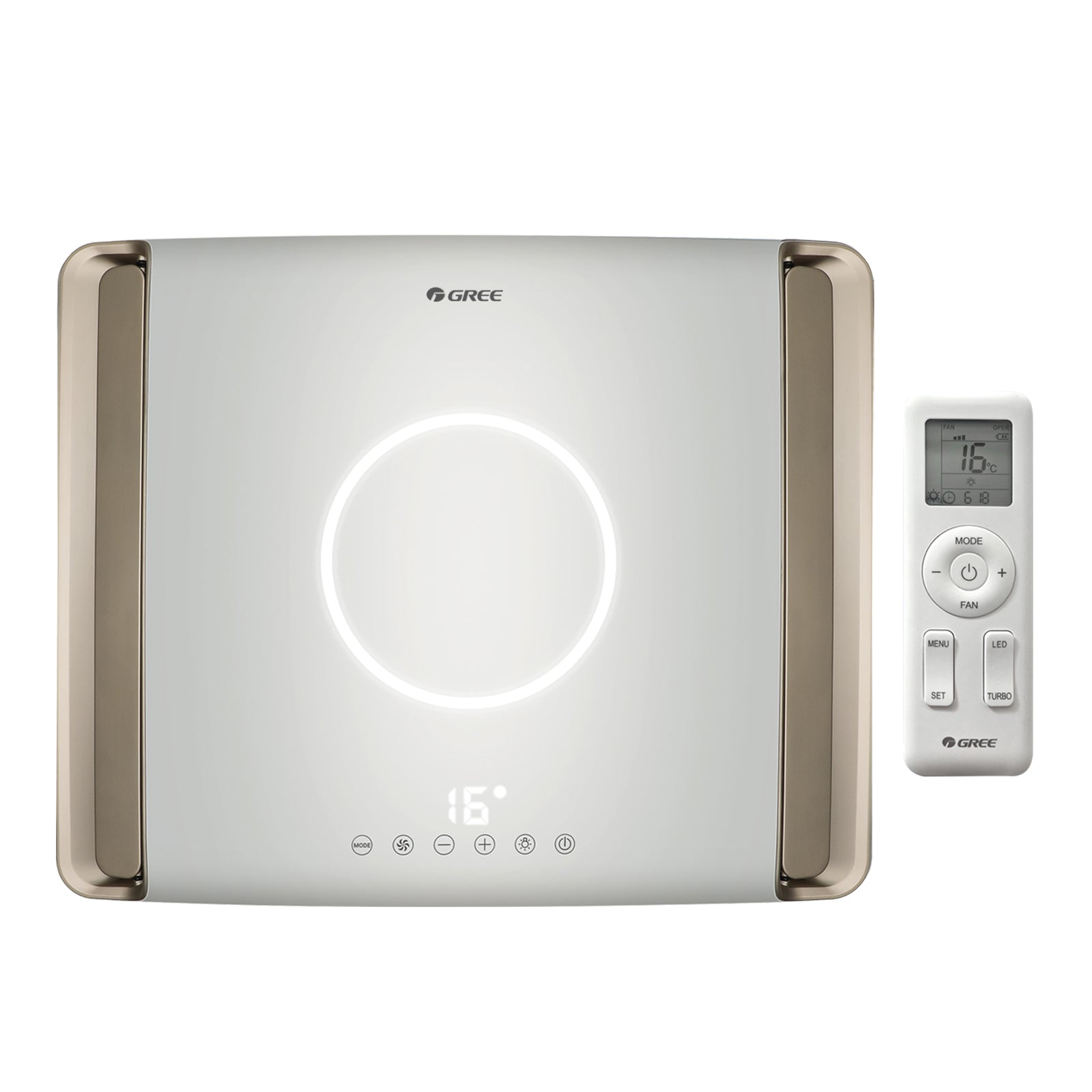 GREE 3600W GoCool Plus Doppelrotor Inverter Dachklimaanlage Wohnmobil WIFI Weiß - Infigoo RV GmbH